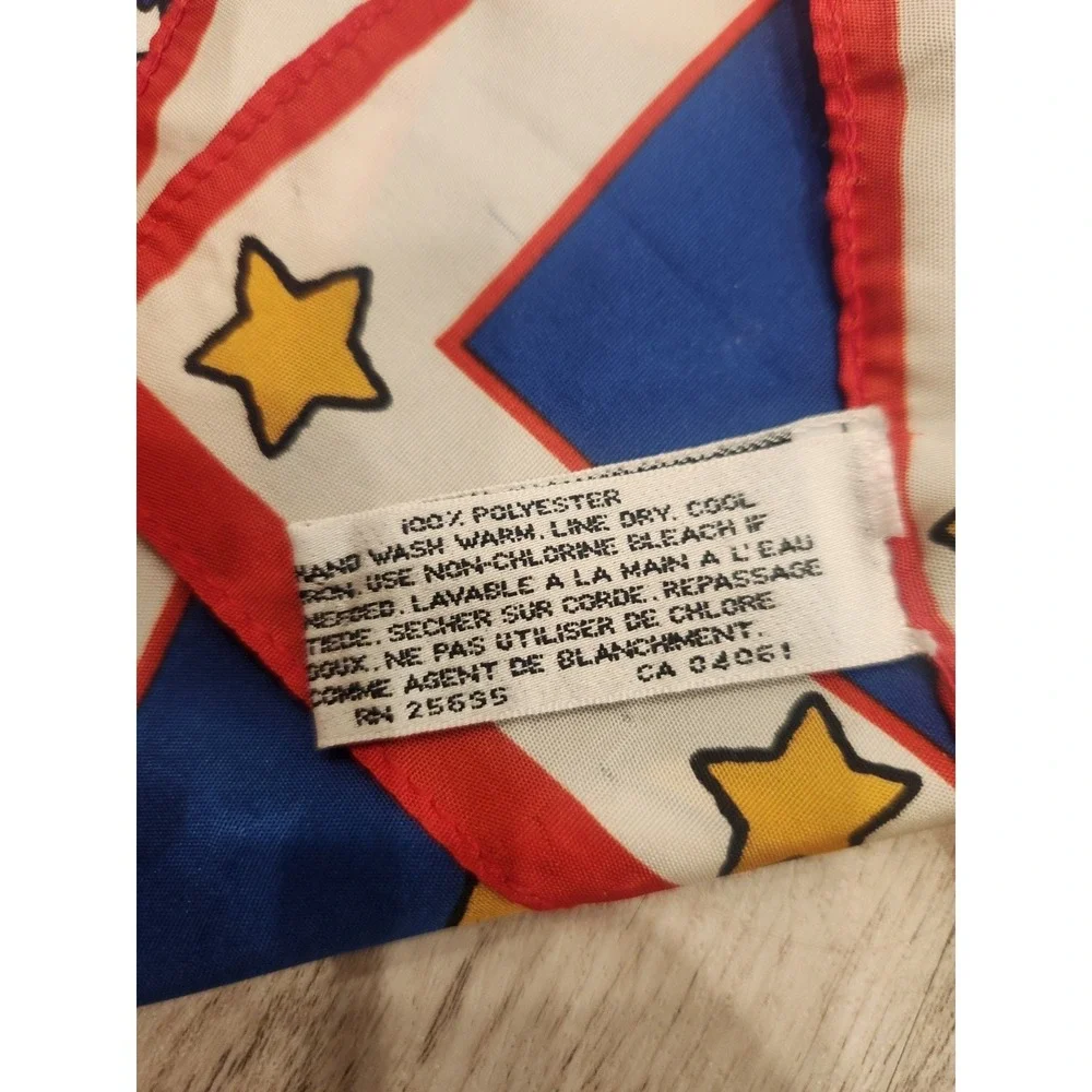 Vtg. Peanuts Snoopy Christmas Oblong Scarf Made In Italy 100% Polyester 53